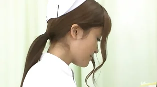 Nurses Erika Kashiwagi And Her Acquaintance Creampied By A Patient